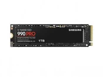 Vidinė atmintis SSD Samsung 990 PRO with Heatsink/1TB/M.2/PCIE/NVMe|MLC/Rašymo greitis 6900 MBytes/sec/Skaitymo greitis 7450 MBytes/sec/2.3mm/TBW 600 TB/MTBF 1500000 hours/MZ-V9P1T0CW