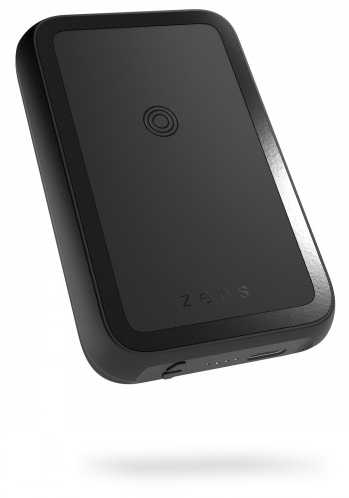 ZENS MAGNET 4000 MAH WIRELESS DUAL POWERBANK KICKSTAND AND QI TX