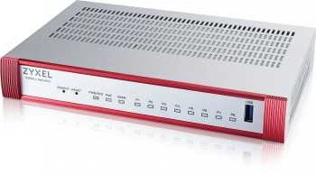 Maršrutizatorius ZYXEL USG FLEX 100 HP, 7 GIGABIT USER-DEFINABLE PORTS, 1*1G POE+, 1*USB WITH 1 YR GOLD SECURITY PACK