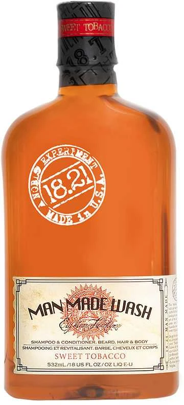 18.21 Man Made MAN MADE WASH Šampūnas gel 3 in 1 sweet tobacco 473 ml