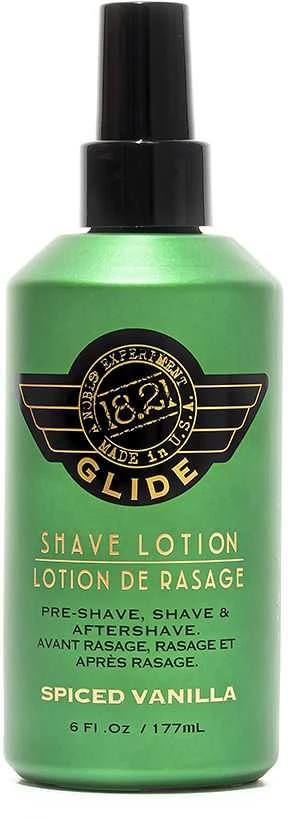 18.21 Man Made Shave Lotion Spiced Vanilla daugiafunkcė priemonė vyrams: prieš skutimąsi, skutimosi metu ir po jo, 500 ml