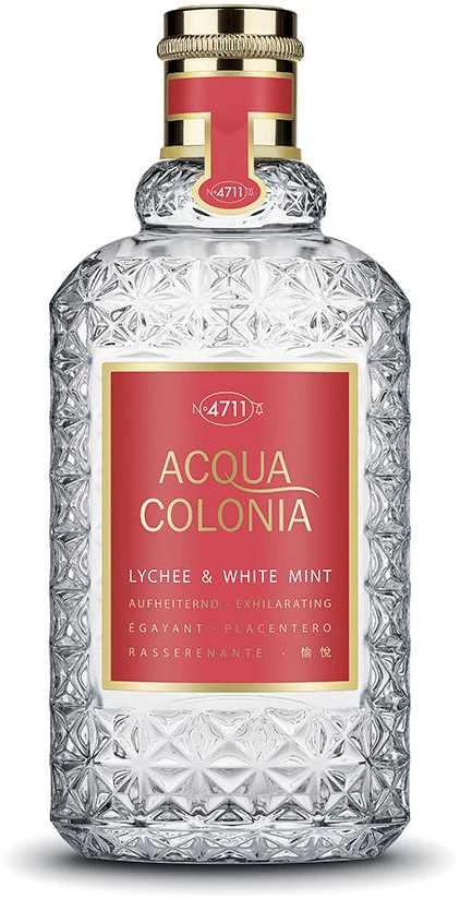 Odekolonas 4711 Acqua Colonia Lychee - Baltas Mint Eau De Cologne Purškiklis 50ml