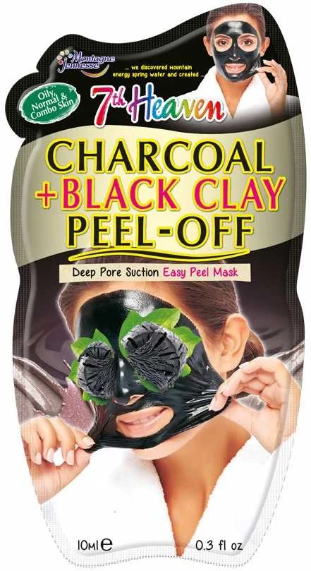 "Montagne Jeunesse Charcoal + Juodas Clay Peel-Off" veido kaukė 10ml