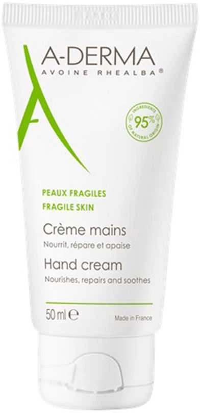 A-Derma Moisturizing Hand And Nail Kreminis 2 x, 50 ml