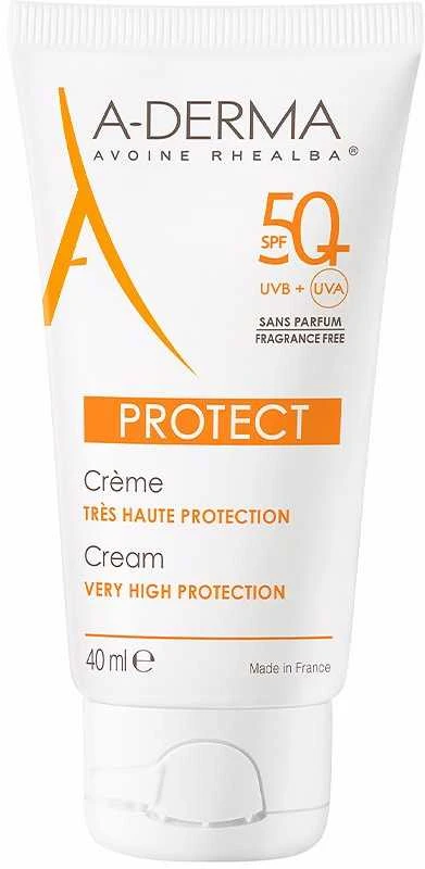 "A-Derma Protect" apsauginis kremas be kvapiklių Spf50 + 40ml