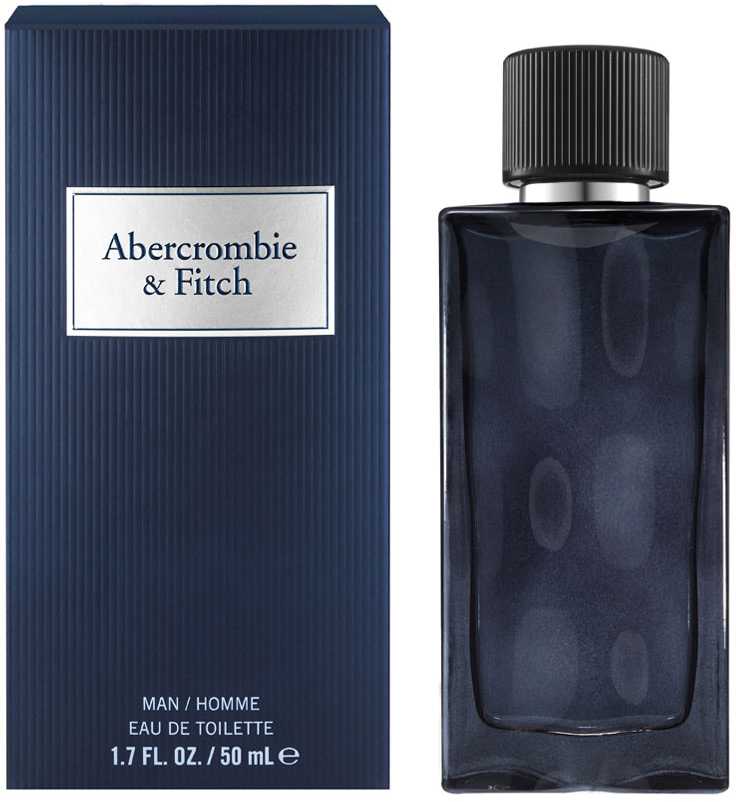 Abercrombie & Fitch First Inst. Mėlyna Man EDT tualetinis vanduo vyrams, 50 ml