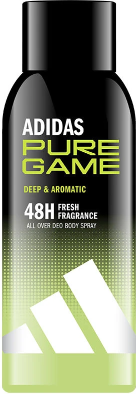 Adidas Pure Game 48h Protection Dezodorantas Purškiklis For Men, 150 ml