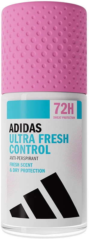 Adidas Woman Ultra Fresh Control rutulinis dezodorantas antiperspirantas, 50 ml