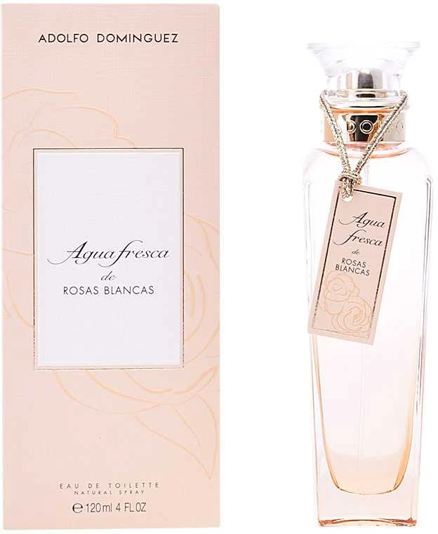 Tualetinis vanduo Adolfo Dominguez Agua Fresca De Rosas Blancas Eau De Toilette Purškiklis, 120ml 2017