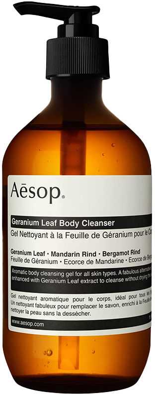 Aesop Geranium Leaf kūno prausiklis - gaivinantis kūno prausimosi gelis 500 ml