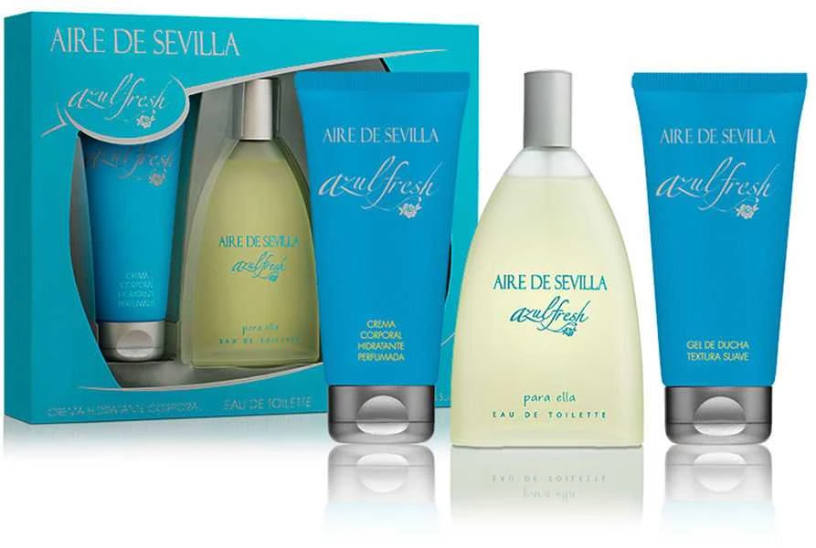 Aire De Sevilla Azul Fresh Eau De Toilette Purškiklis 150ml 3 dalių rinkinys