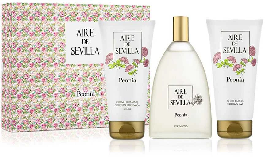 Instituto Español Aire De Sevilla Peonia EDT Purškiklis 150ml rinkiniai 3pzs