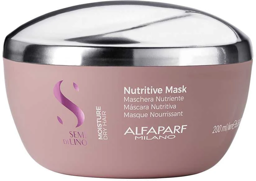 Kaukė plaukams Alfaparf Semi Di Lino Moisture Nutritive Mask, 200 ml