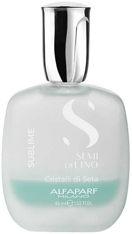 Alfaparf Milano Semi Di Lino Sublime Cristalli Di Seta dvifazis serumas 45ml