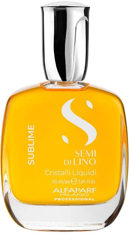 Alfaparf Milano Semi Di Lino Sublime Cristalli Liquidi spindesio suteikiantis plaukų aliejus 50ml