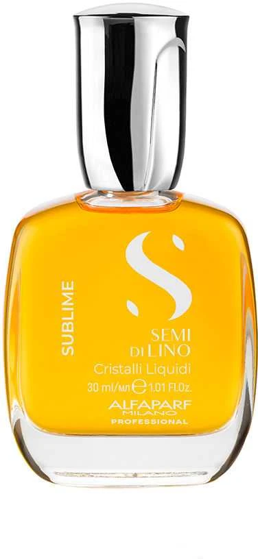 Alfaparf Milano Semi Di Lino Sublime Cristalli Liquidi spindesio suteikiantis plaukų serumas 30ml