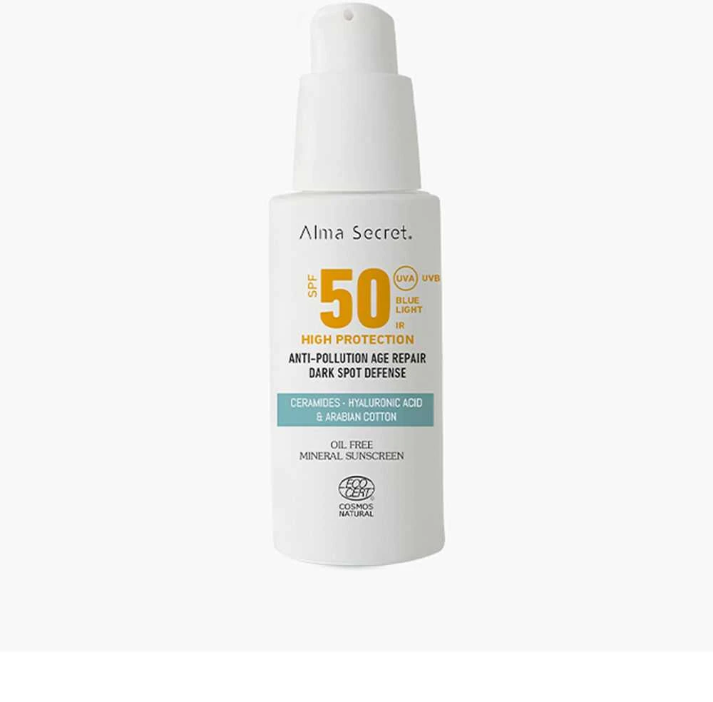 Alma Secret High Protection Crema Facial Spf50, 50 ml