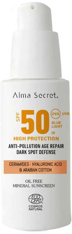 Alma Secret itin apsaugantis veido kremas su SPF50 Gold, 50 ml