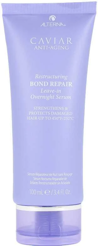 Alterna Caviar Restructuring Bond Atstatomasis Nenuplaunamas Overnight Serumas serumas plaukams, 100 ml