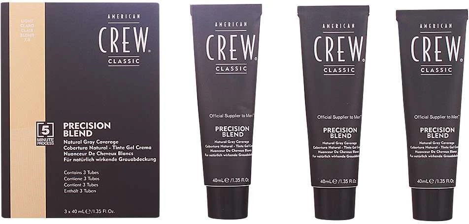 "American Crew Precision Blend 7 8 Light" 3 dalių rinkinys
