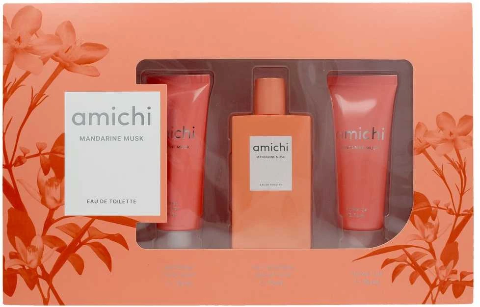 Moteriškų kvepalų rinkinys Amichi Mandarine Musk 3 Dalys