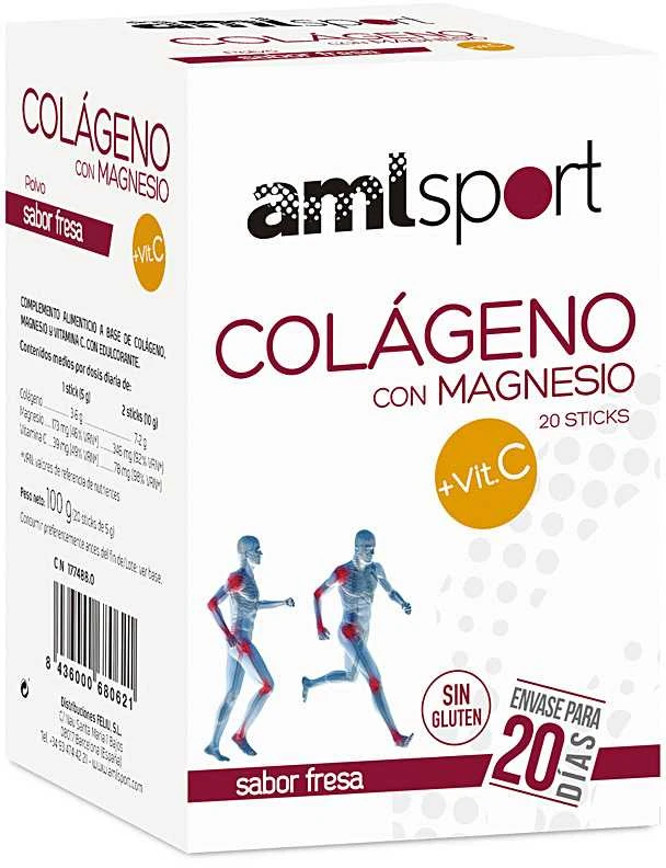 Ana Maria Lajusticia Kolagenas su magniu Amisport Strawberry 20 vnt