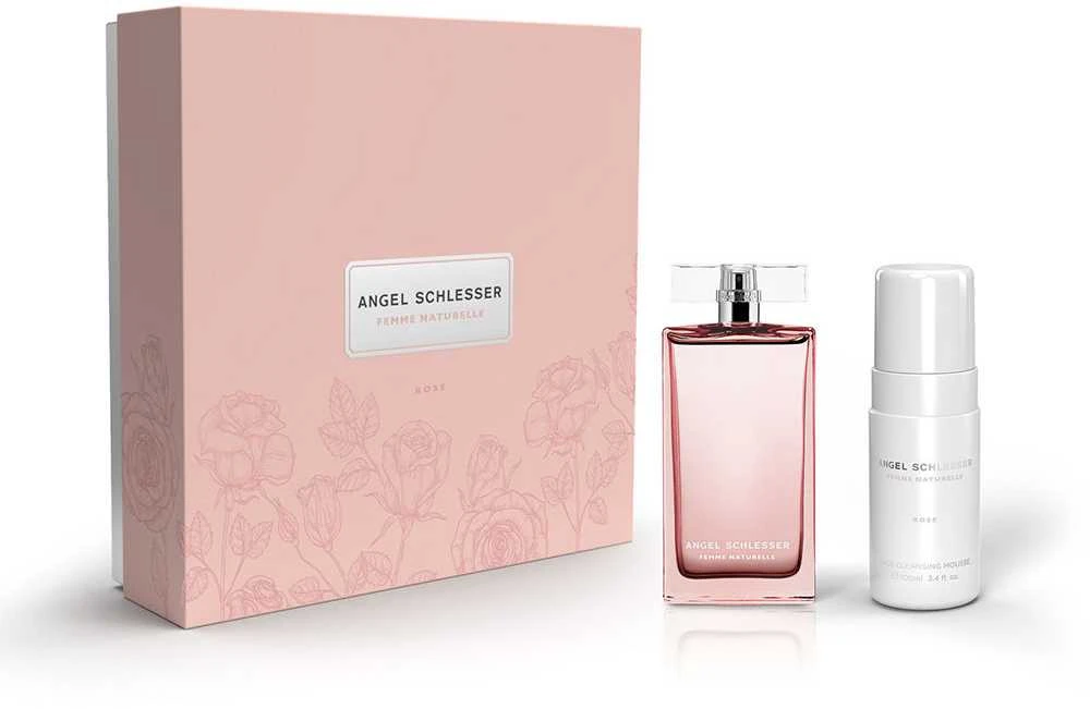Angel Schlesser Femme Naturelle Rose Eau De Toilette Purškiklis, 100 ml Set 2 Pieces