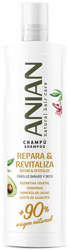 "Anian Repairs and Revitalises Vegetable Keratin Šampūnas" šampūnas su keratinu 400ml