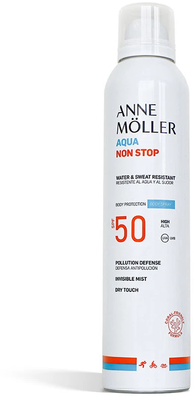 Anne Möller A Moller Non Stop Body Purškiklis Spf50 200