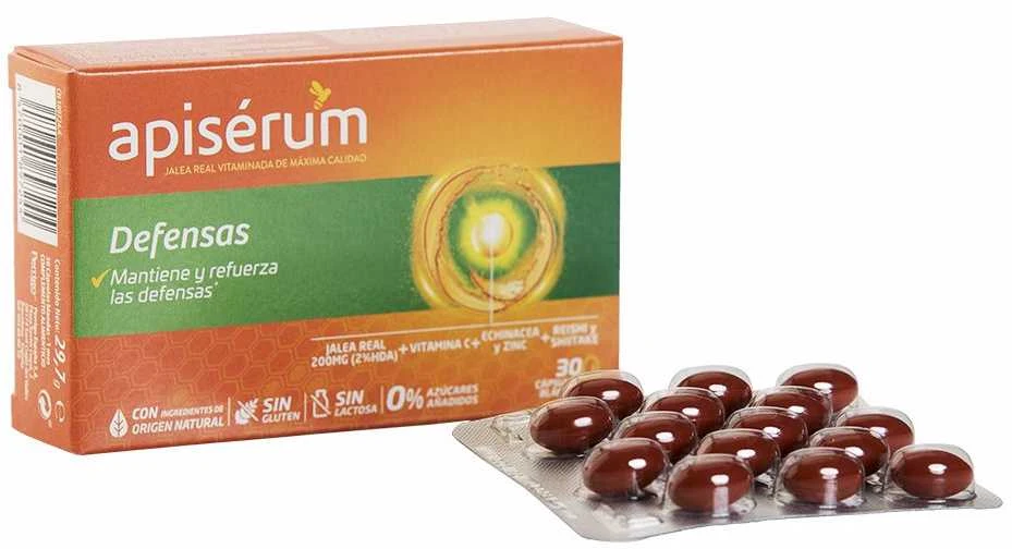 Apisérum Apiserum Apiserum Fenders kapsulės