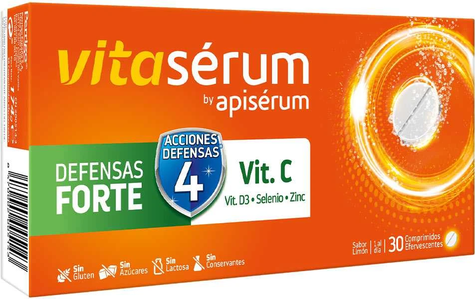Vitaserum By Apiserum Defensas Forte Vit C 30 tablečių
