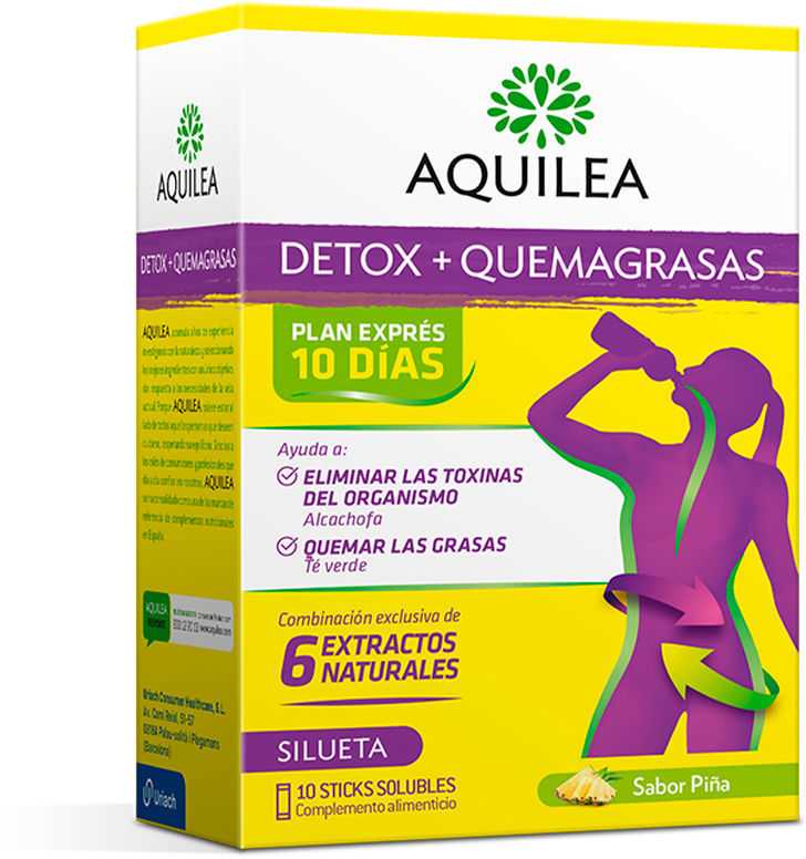 Maisto papildas Aquilea Detox 10 vnt.