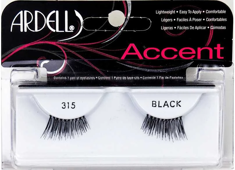 Ardell Accent Lashes 315 Juodas Klijuojamos blakstienos