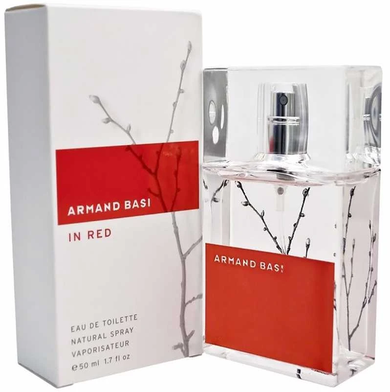 Armand Basi In Raudona EDT tualetinis vanduo unisex, 50 ml