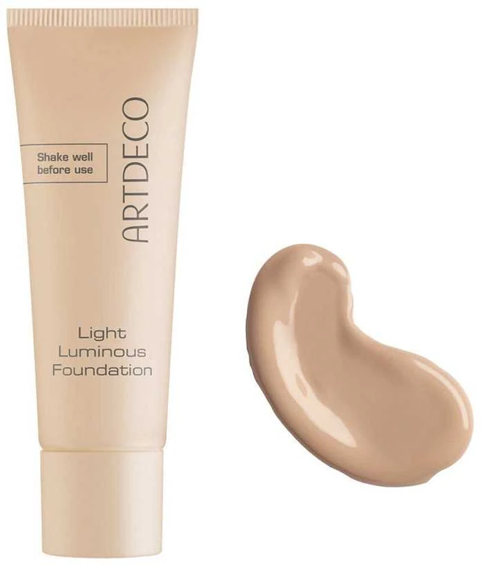 „Artdeco Light Luminous“ makiažo pagrindas, šiltas ir auksinis įdegis, 25 ml