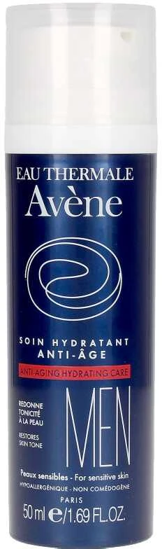 "Avène" drėkinamoji anti-senėjimo priežiūros priemonė vyrams 50ml