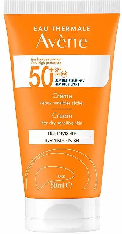 "Avéne" veido kremas SPF50+ sausai jautriai odai 50ml