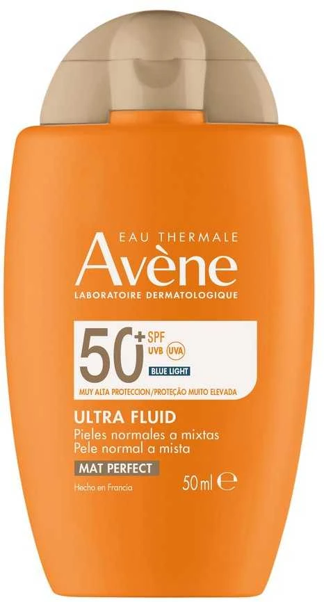 Avène Ultra Fluid Tinted SPF 50+ apsauginis fluidas nuo saulės su spalva, 50 ml