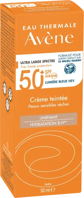 Avene veido fluidas su atspalviu ir SPF50+, 50 ml