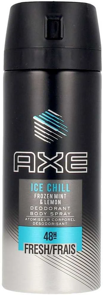 Axe Ice Chill kūno purškiklis juodame balionėlyje