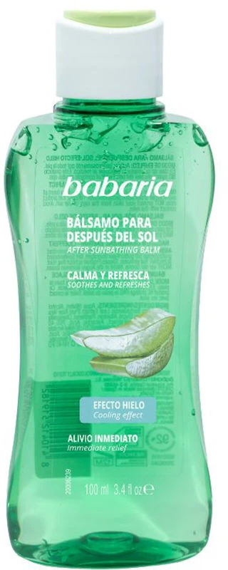 Babaria Sol After Sun Balsamo Efecto Hielo Aloe, 100 ml