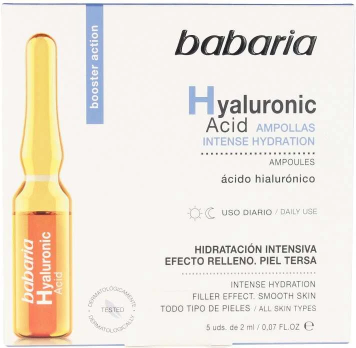 "Babaria" hialurono rūgšties ampulės 5 vienetai