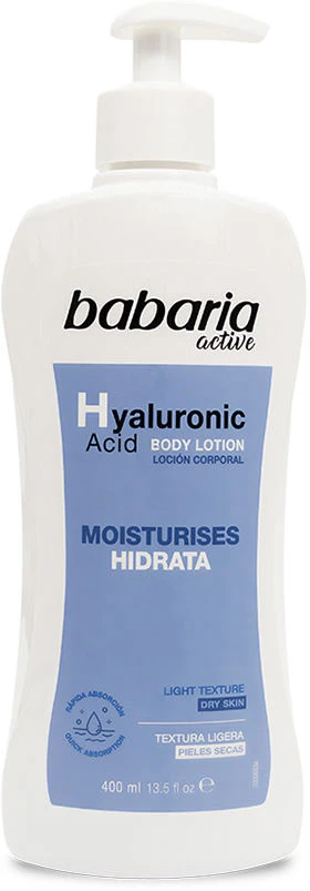 Babaria Losjonas kūnui Hyaluronic Acid, 400 ml
