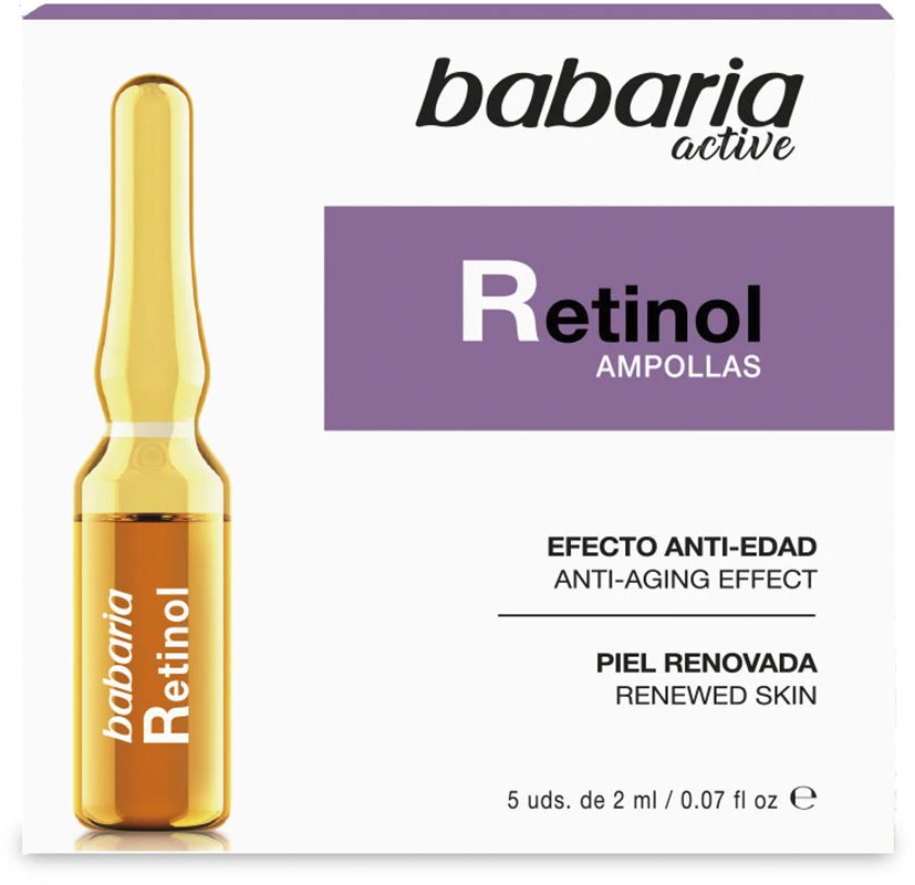 "Babaria Retinol Anti-Aging" ampulės 5x2ml
