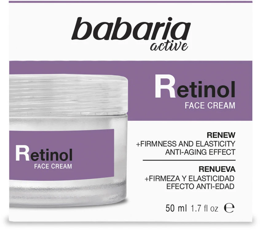 Kremas nuo raukšlių Babaria Retinol, 50ml