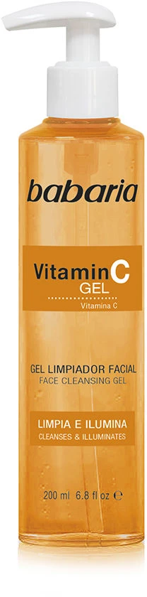 Babaria Gel Limpiador Facial Vitamina C, 200 ml