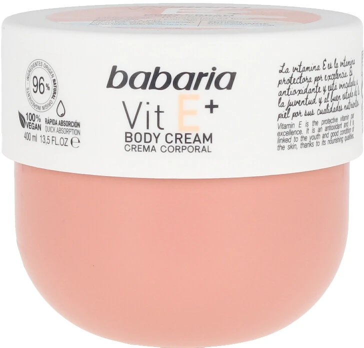 "Babaria" kūno kremas su vitaminu E 400ml