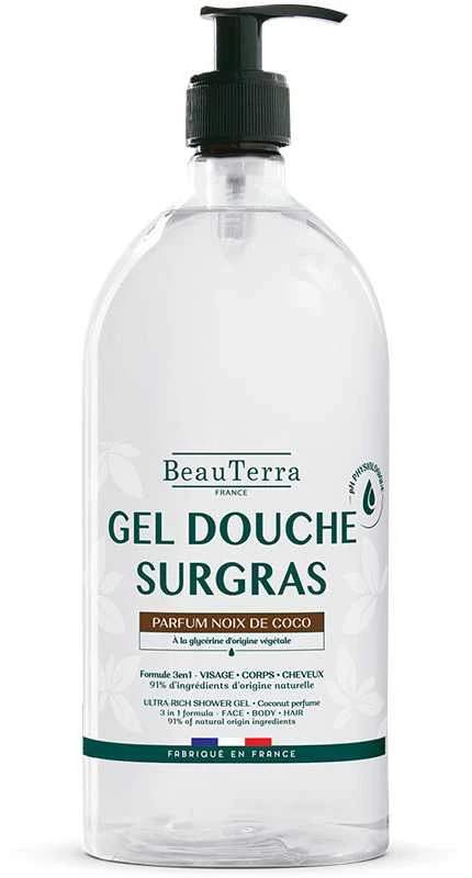 Beauterra Coco Gel De Ducha, 1000 ml