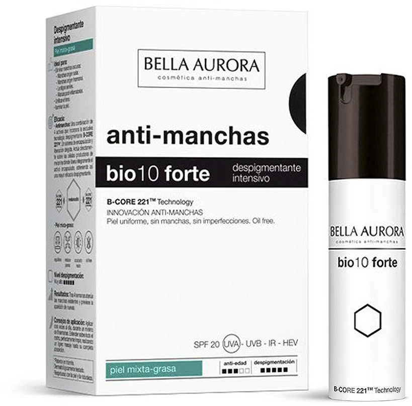 Bella Aurora INT BIO10 Forte Intensive Treatment For Dark Spots, 30 ml