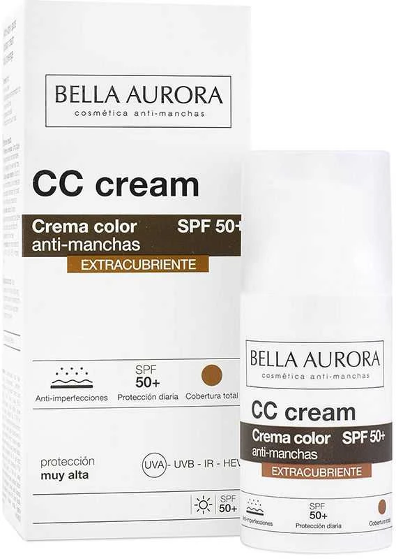 Bella Aurora Cc Kreminis Sp50+ CC veido kremas 30ml